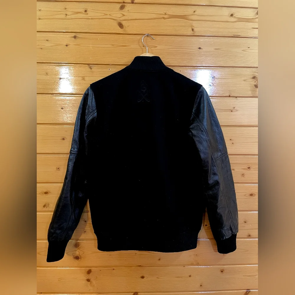 Varsity pure leather jacket - Picture 2 of 6